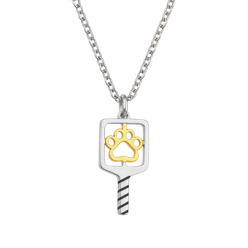 Pickleball Paw Necklace