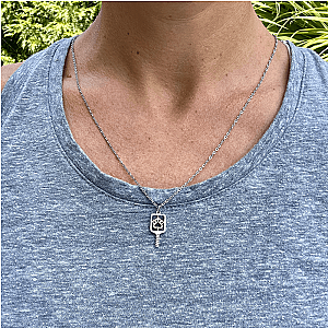 Pickleball Paw Necklace