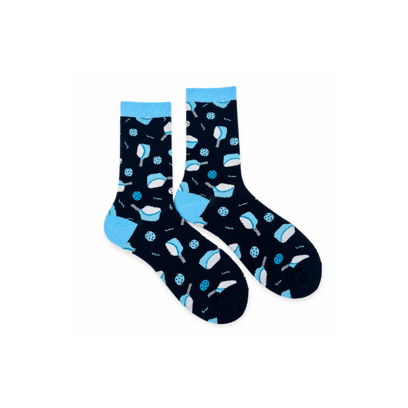 Bamboo Pickleball Socks- Blue