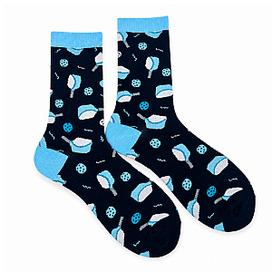 Bamboo Pickleball Socks- Blue