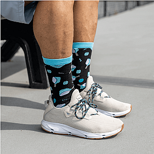 Bamboo Pickleball Socks- Blue
