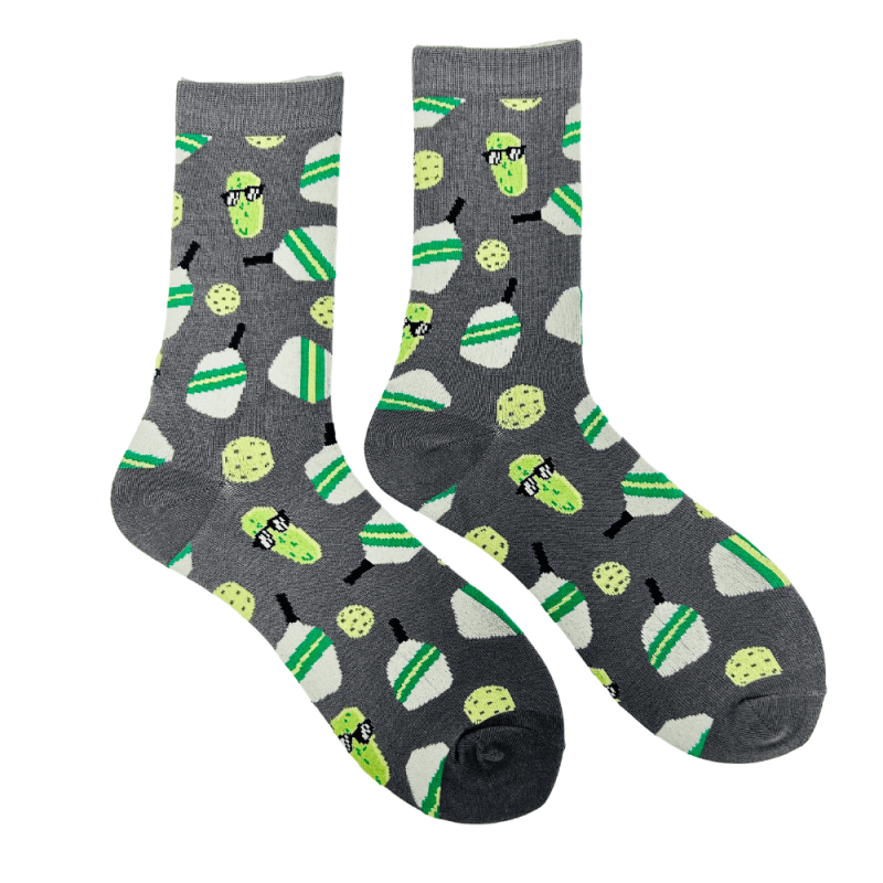 Bamboo Pickleball Socks- Gray