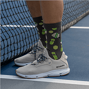 Bamboo Pickleball Socks- Gray