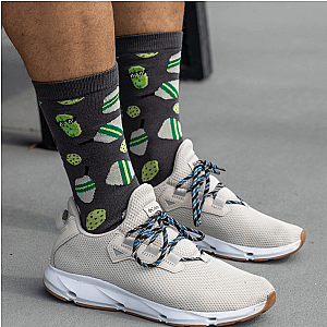 Bamboo Pickleball Socks- Gray