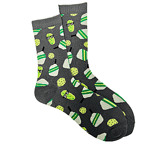 Bamboo Pickleball Socks- Gray