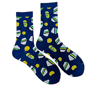 Bamboo Pickleball Socks- Navy