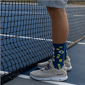 Bamboo Pickleball Socks- Navy