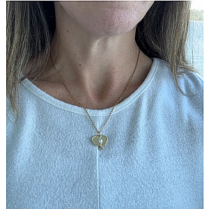 Pickleball Pearl Elegance Necklace - Gold