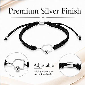 Pickleball Paddle Adjustable Rope Bracelet - Pick Color
