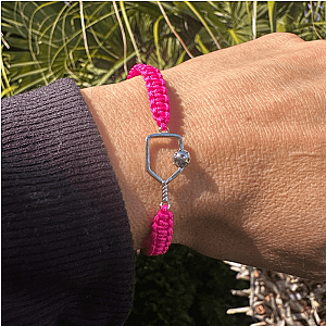 Pickleball Paddle Adjustable Rope Bracelet - Pick Color