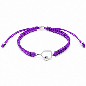 Pickleball Paddle Adjustable Rope Bracelet - Pick Color