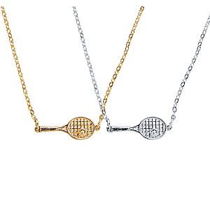 Tennis Racket Necklace -Pick Color