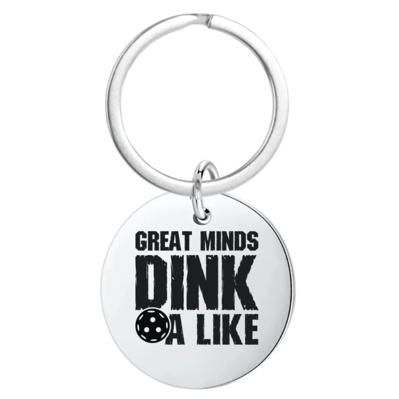 Great Minds Dink A Like Keychain