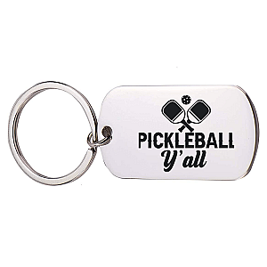 Pickleball Y'all Keychain