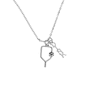 Pickleball Dink Charm Necklace