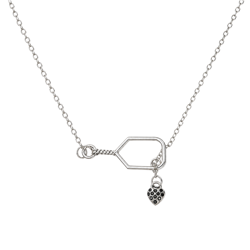 Lob and Love Lariat Pickleball Necklace