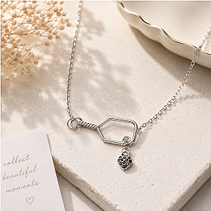 Lob and Love Lariat Pickleball Necklace