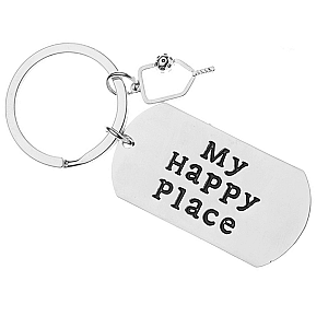 Pickleball Keychain - My Happy Place