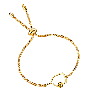 Gold Pickleball Paddle Adjustable Bracelet- Pick Style
