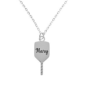 Personalized Pickleball Paddle Necklace