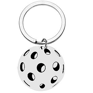 Pickleball Ball Keychain
