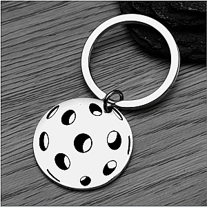 Pickleball Ball Keychain