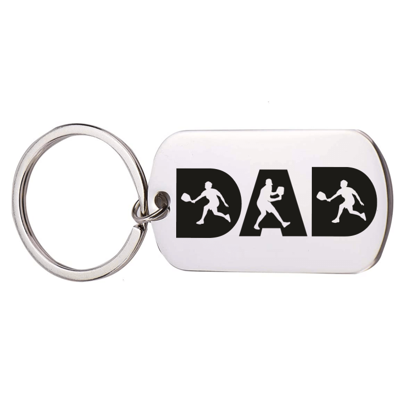 Pickleball Dad Keychain