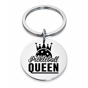 Pickleball Queen Keychain