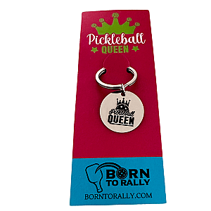 Pickleball Queen Keychain