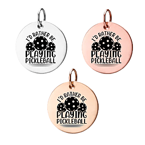 Pickleball Charm- I'd Rather Be Playing Pickleball