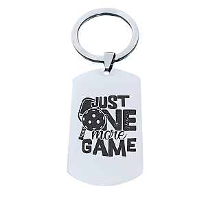 Pickleball Keychain - Just One More Game