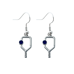 Pickleball Birthstone Dangle Earrings