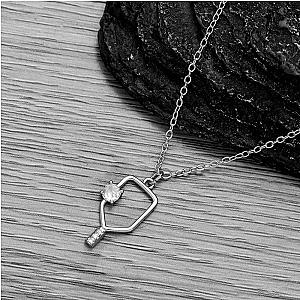 Serve and Sparkle Pickleball Necklace
