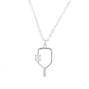 Serve and Sparkle Pickleball Necklace
