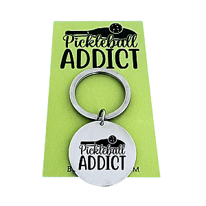 Pickleball Addiction Keychain