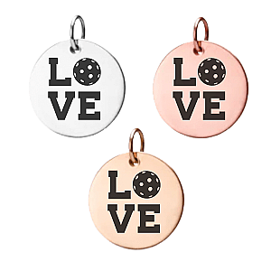 Love Pickleball Charm