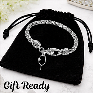 Pickleball Braided Chain Bracelet- Pick Charm
