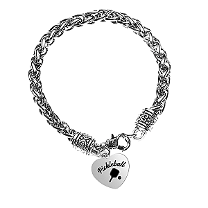Pickleball Paddle Charm Bracelet