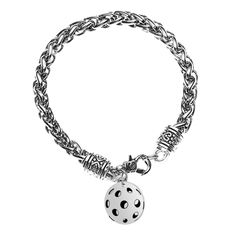 Pickleball Ball Charm Bracelet