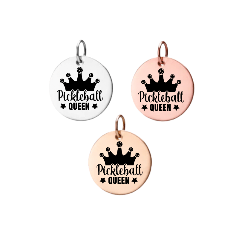 Queen of Pickleball Charm