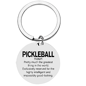 Pickleball Definition Keychain
