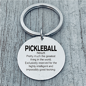 Pickleball Definition Keychain