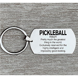 Pickleball Definition Keychain