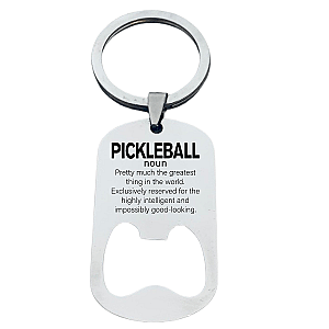 Pickleball Definition Keychain