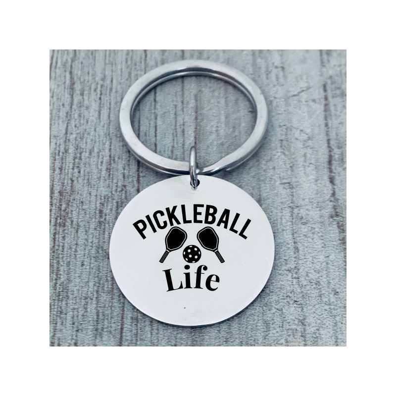 Pickleball Life Keychain