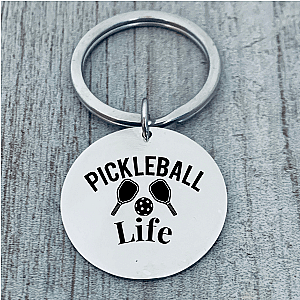Pickleball Life Keychain