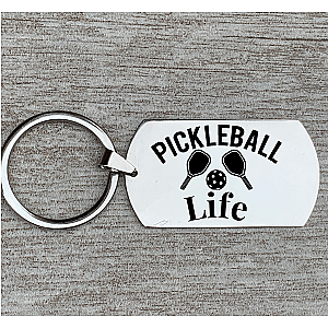Pickleball Life Keychain