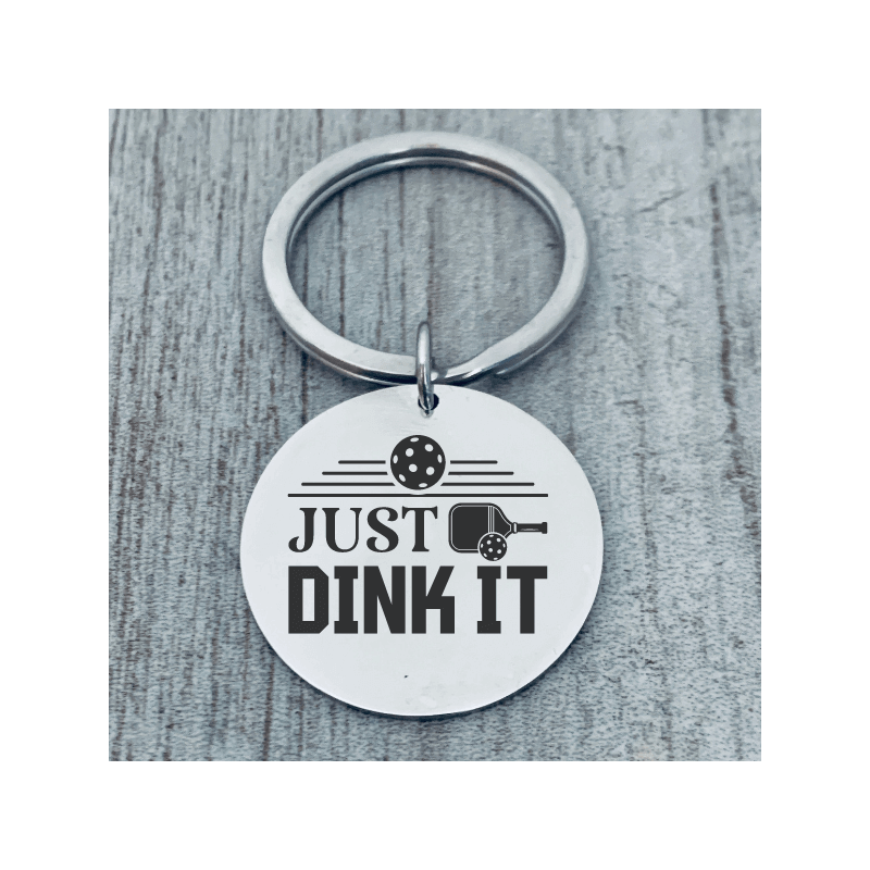 Pickleball Keychain - Just Dink It