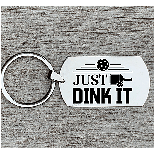 Pickleball Keychain - Just Dink It
