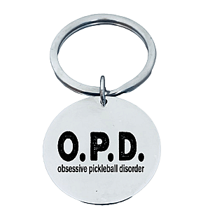 Pickleball Keychain - Obsessive Pickleball Disorder